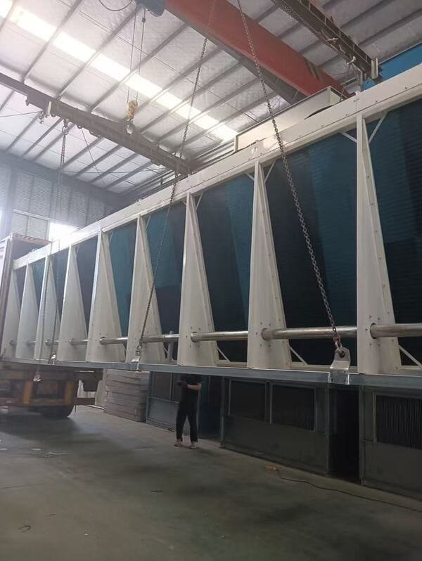 Dry cooler export packaging