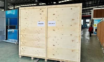 Equipment delivered on site