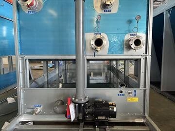Water distribution testing close-up